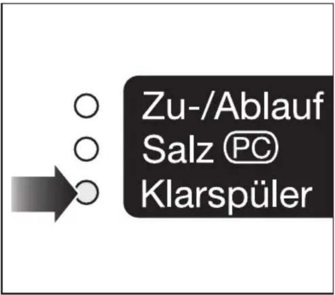 MIELE G 658 VI Plus - Klarspülernachfüllanzeige - 1