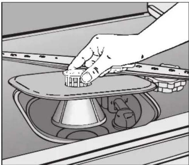MIELE G 653 SCVI Plus - Siebe im Spülraum reinigen - 2