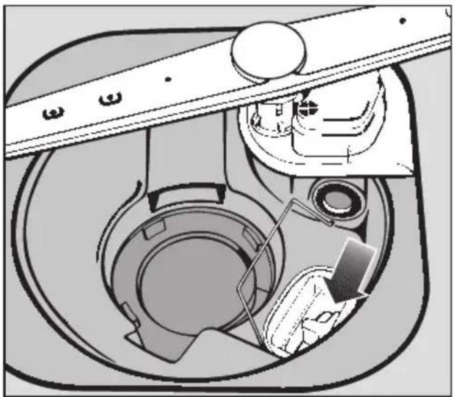 MIELE G 656 - Ablaufpumpe und Rückschlag- ventil reinigen - 3