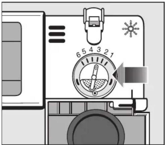 MIELE G 656 - Dosiermenge für Klarspüler einstellen - 1