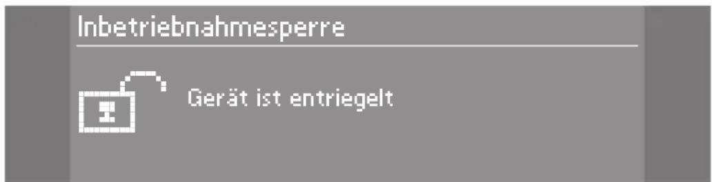 MIELE G 5935 - Inbetriebnahmesperre aufheben - 2