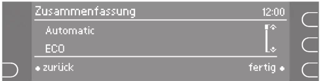MIELE G 5935 - Hauptmenü ändern - 2
