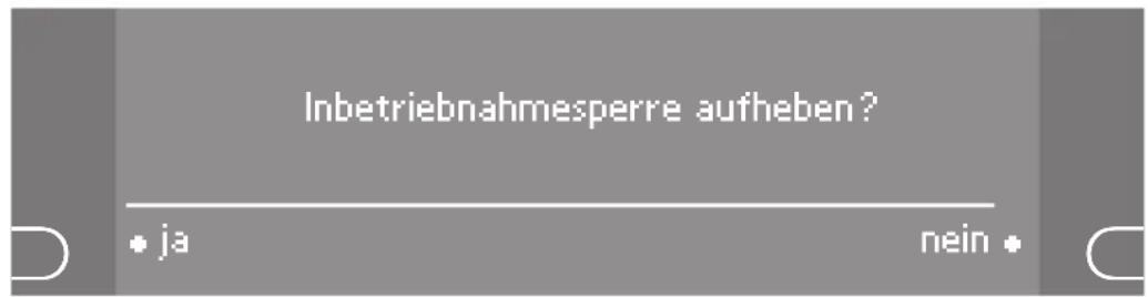 MIELE G 5935 - Inbetriebnahmesperre aufheben - 1