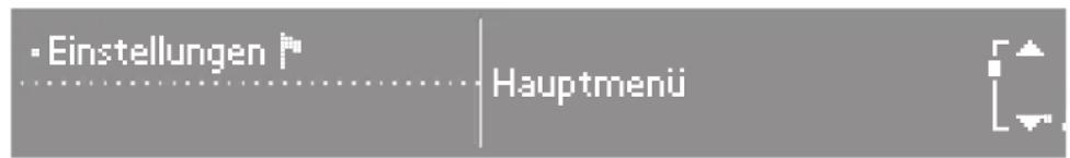 MIELE G 5985 - Menü "Einstellungen ↗" zur Änderung von Standardwerten Menü "Einstellungen ↗" öffnen - 1