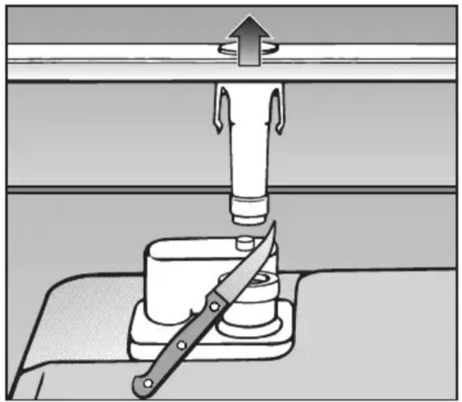 MIELE G 4501 - Belüftung des Wasserablaufs - 1