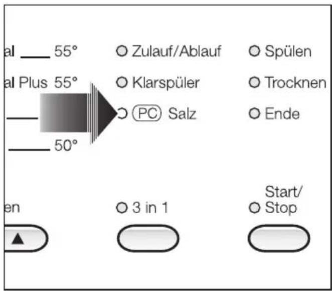 MIELE G 892 SCI Plus - Salznachfüllanzeige - 1