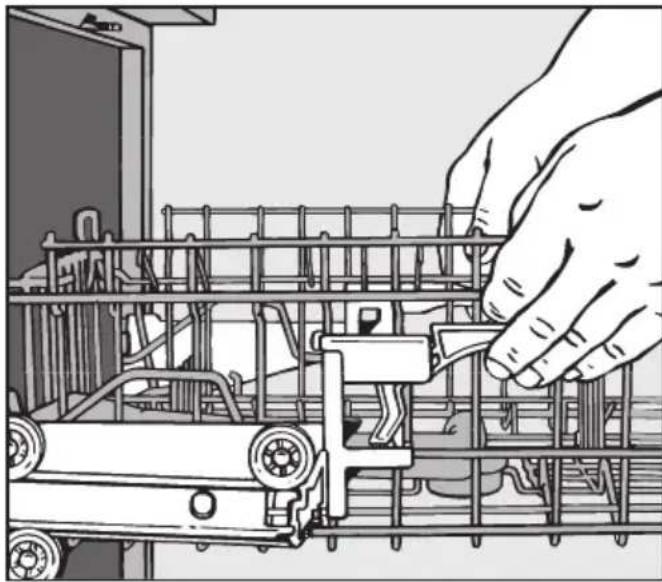 MIELE G 818 - Oberkorb-Verstellung - 1