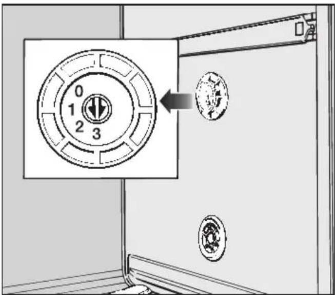 MIELE G 811 SCI Plus - Spülwasserhärtewähler einstellen - 1