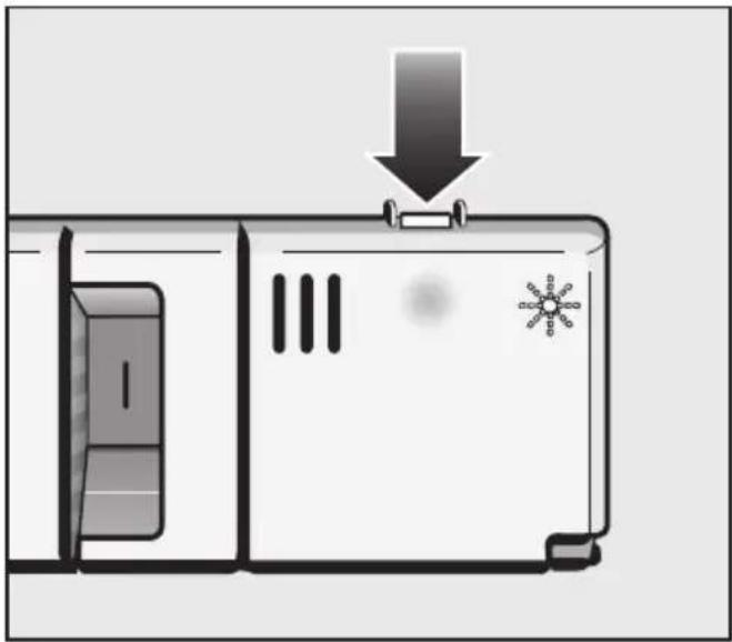 MIELE G 7855 - Nachspülmittel einfüllen - 2