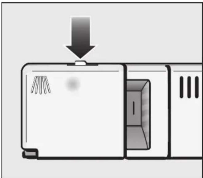 MIELE G 7855 - Nachspülmittel einfüllen - 5