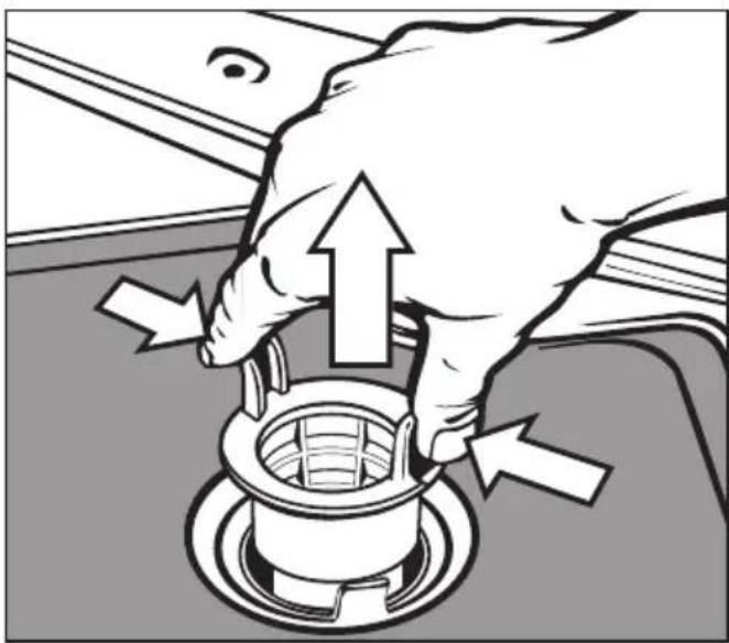 MIELE G 7855 - Grobsieb reinigen - 1