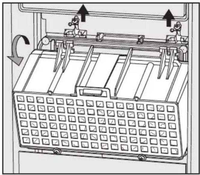 MIELE G 7835 - Feinfilter austauschen - 1