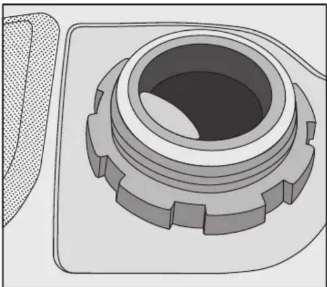 MIELE G 7835 - Regeneriersalz einfüllen - 2