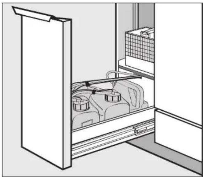 MIELE G 7835 - Behälter für Prozesschemikalien füllen - 1