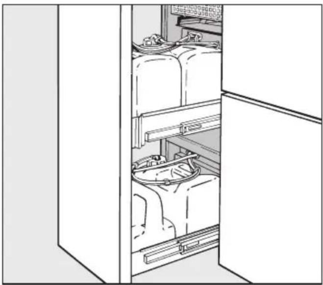 MIELE G 7836 - Behälter mit Prozesschemikalien füllen - 1