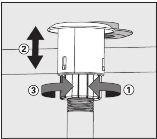 MIELE G 7836 - Gefederter Adapter Wasserversorgung - 1