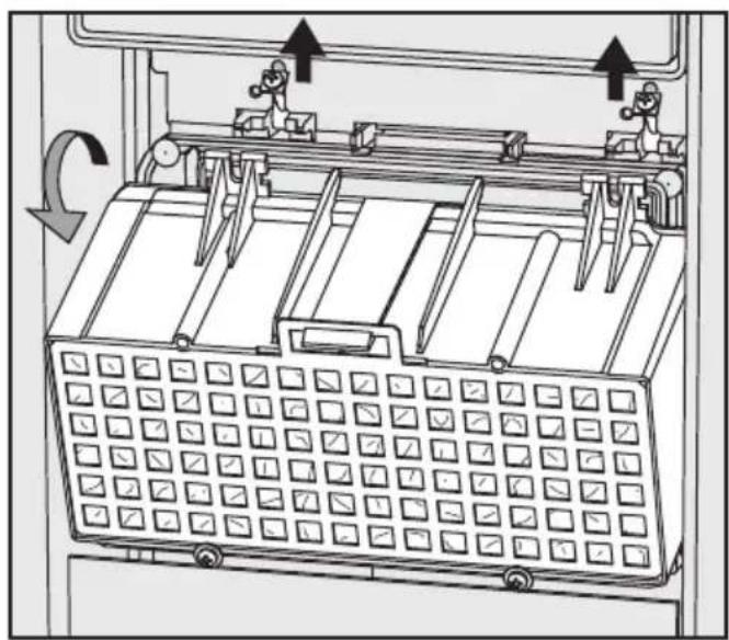 MIELE G 7836 - Feinfilter austauschen - 1