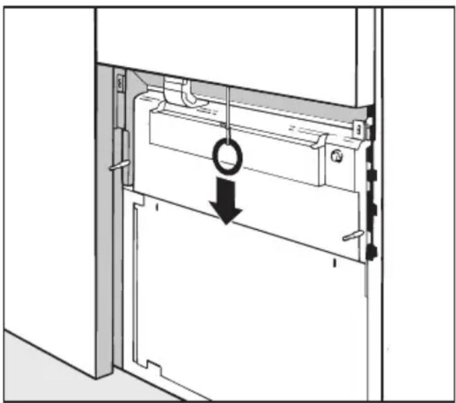 MIELE G 7836 - Öffnen der Tür mit der Notentriegelung - 1