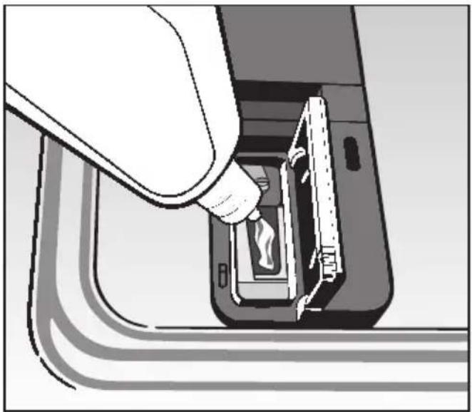 MIELE G 7831 - Nachspülmittel einfüllen - 2