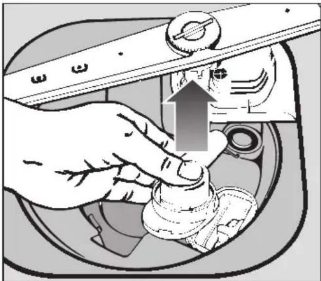 MIELE G 7831 - Ablaufpumpe und Rückschlagventil reinigen - 2