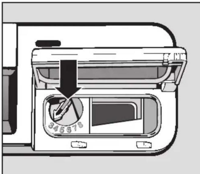 MIELE G 7857 - Dosierung einstellen - 1