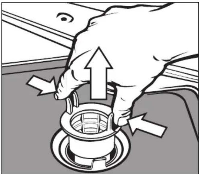 MIELE G 7857 - Grobsieb reinigen - 1