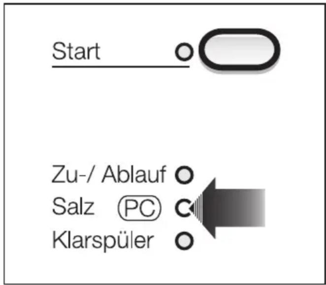 MIELE G 7826 - Salznachfüllanzeige - 1