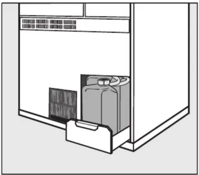 MIELE G 7824 - Behälter mit Prozesschemikalien füllen - 1
