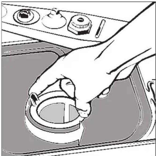 MIELE G 7782 - Feinsieb, Micro-Feinfilter und Flächensieb reinigen - 1