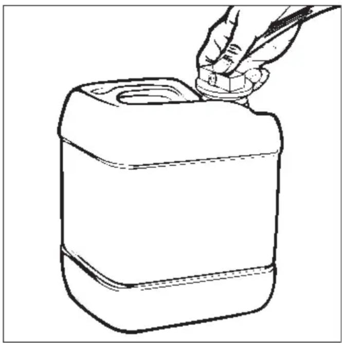 MIELE G 7782 - Chem. Desinfektionsmittel einfüllen - 1