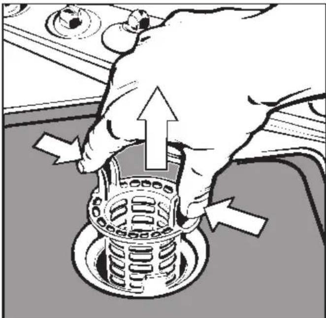 MIELE G 7781 - Grobsieb reinigen - 1