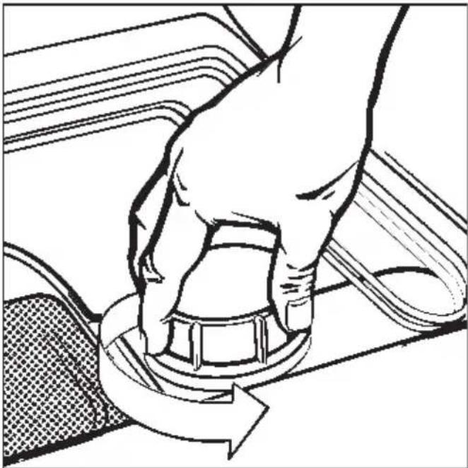 MIELE G 7781 - Salzgefäß aufsetzen - 1