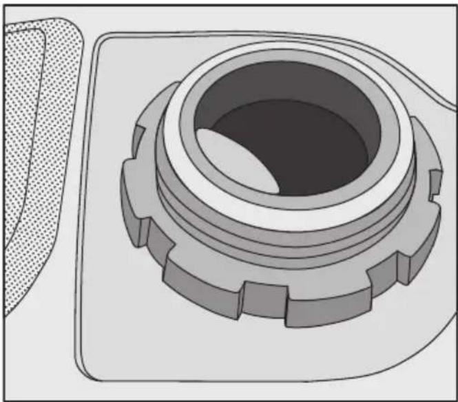 MIELE G 7804 - Regeneriersalz einfüllen - 2