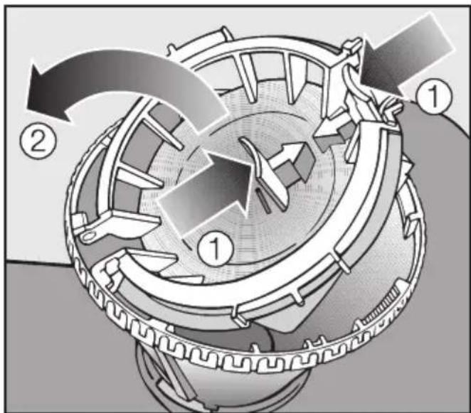 MIELE G 6990 SCVI - Siebe reinigen - 2