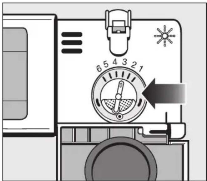 MIELE G 698 3 SC Plus - Dosiermenge für Klarspüler einstellen - 1