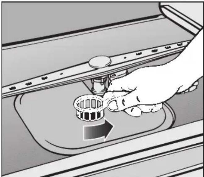 MIELE G 698 3 SC Plus - Siebe im Spülraum reinigen - 1