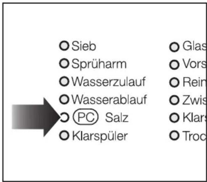 MIELE G 698 3 SC Plus - Salznachfüllanzeige - 1