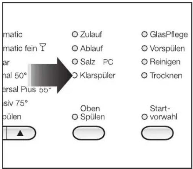 MIELE G 696 SC Plus BL - Klarspülernachfüllanzeige - 1