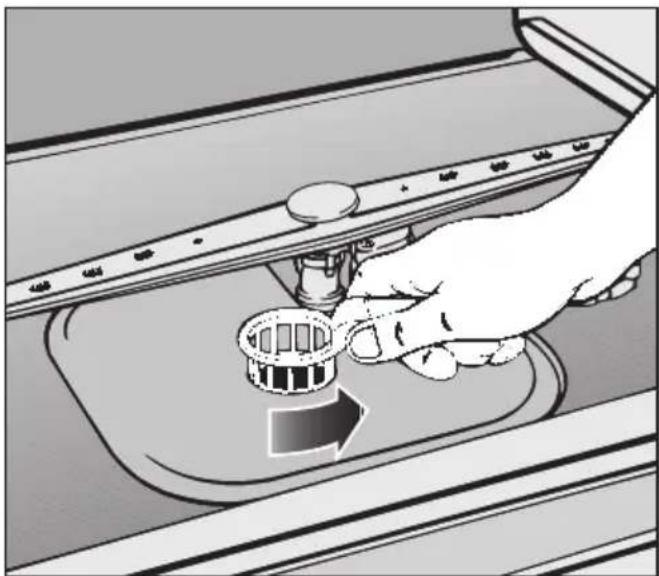 MIELE G 696 SC Plus BL - Siebe im Spülraum reinigen - 1