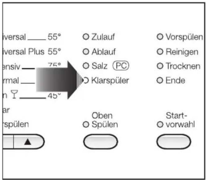 MIELE G 696 SCI Plus - Klarspülernachfüllanzeige - 1