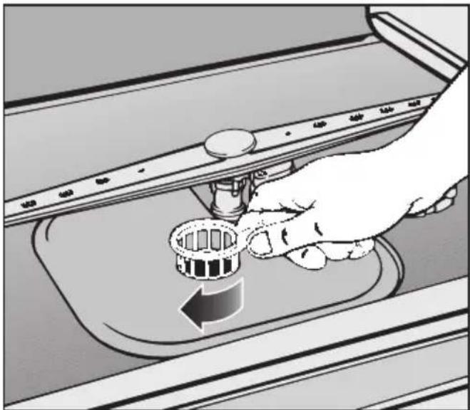 MIELE G 696 SCI Plus - Siebe im Spülraum reinigen - 4