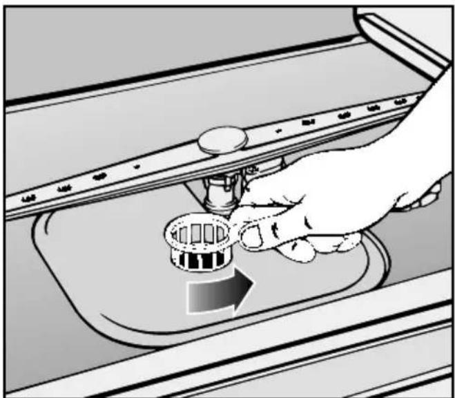 MIELE Primavera G SC - Siebe im Spülraum reinigen - 1