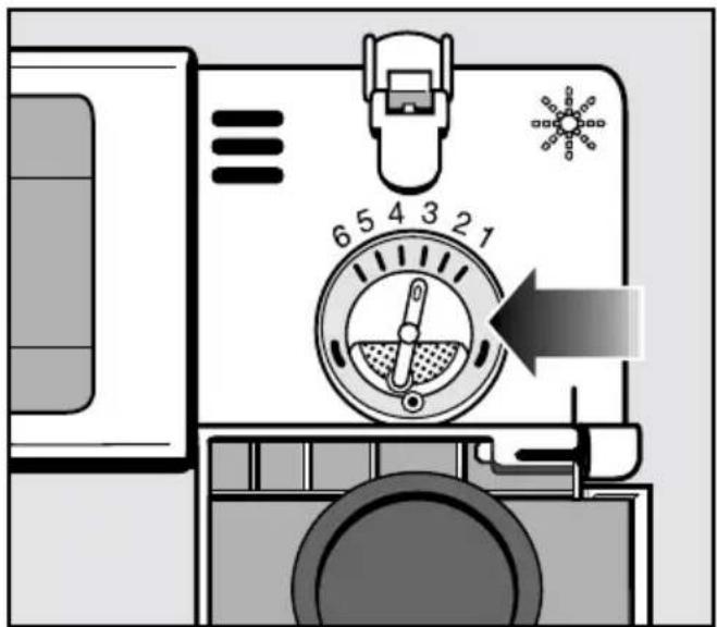 MIELE Primavera G SC - Dosiermenge für Klarspüler einstellen - 1