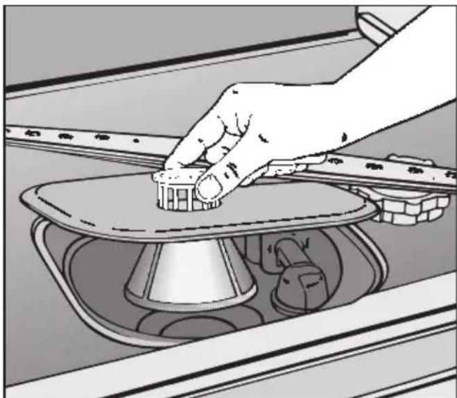 MIELE Vita 75-G 693 - Siebe im Spülraum reinigen - 2