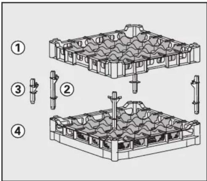 MIELE PG 8067 - Kunststoffkorb aufbauen - 1