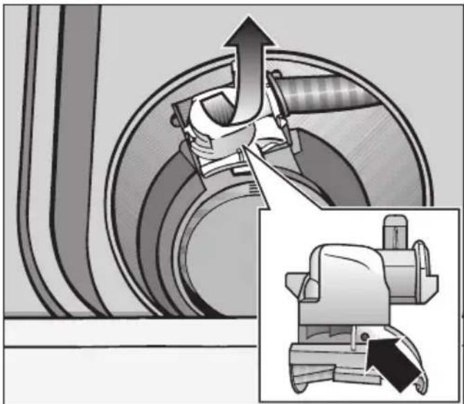 MIELE PG 8067 - Ablaufpumpe und Rückschlagventil reinigen - 1