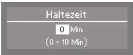 MIELE PG 8058 U - Haltezeit - 1