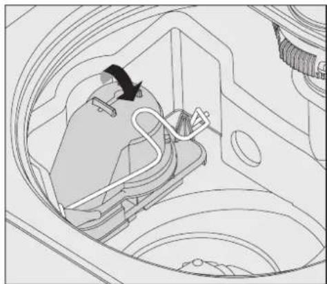 MIELE PG 8058 U - Ablaufpumpe und Rückschlagventil reinigen - 1