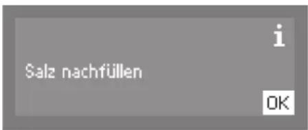 MIELE PG 8058 U - Salzmangel- anzeige - 1
