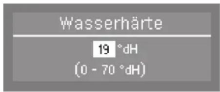 MIELE PG 8058 U - Einstellen der Wasserhärte - 1